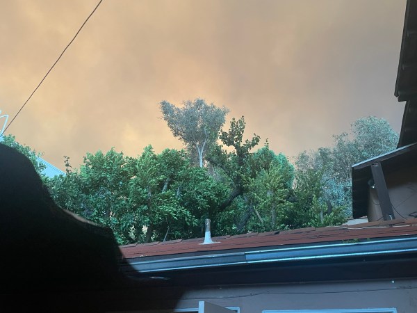 Picture of the sky Wednesday morning. Smoke filled sky from the 2025 LA Fires.